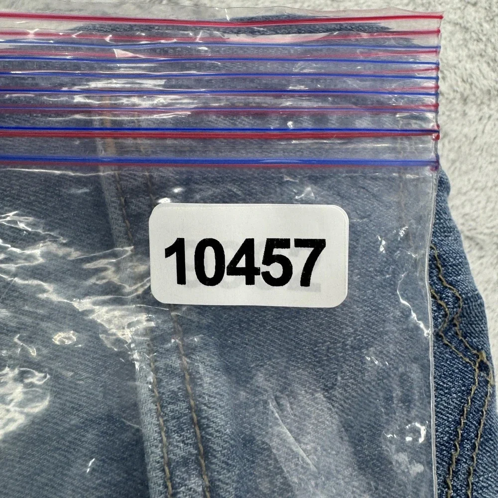 Levis 541 Jeans Mens 32x30 Blue Athletic Fit Denim Pants Distressed Wear Patch